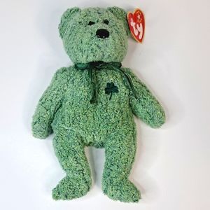 Ty Beanie Babies Shamrock The Bear St Patrick's